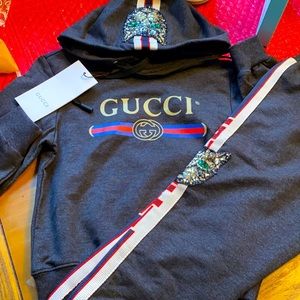 Designer kids sweat outfit 3/4